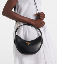 Prada Arqu√É¬© leather shoulder bag