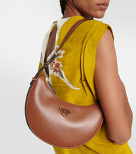 Prada Arqu√É¬© leather shoulder bag