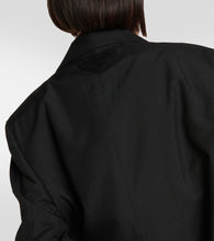 Prada Bow-detail mohair coat