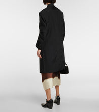 Prada Bow-detail mohair coat