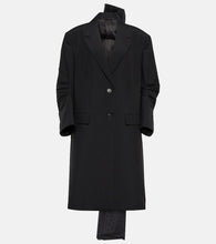 Prada Bow-detail mohair coat - Prada蝴蝶结装饰马海毛大衣
