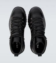 Prada Brixxen leather lace-up boots