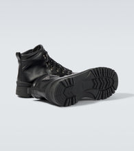 Prada Brixxen leather lace-up boots