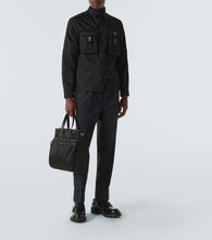 Prada Brushed leather lace-up derbies