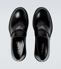 Prada Brushed leather loafers