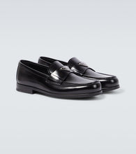 Prada Brushed leather loafers