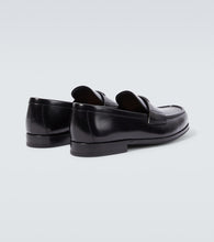 Prada Brushed leather loafers