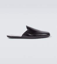 Prada Brushed leather mules