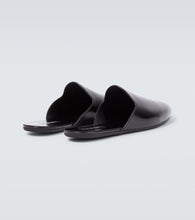 Prada Brushed leather mules