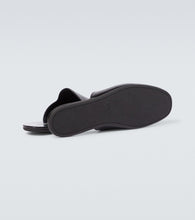 Prada Brushed leather mules