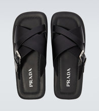 Prada Brushed leather sandals