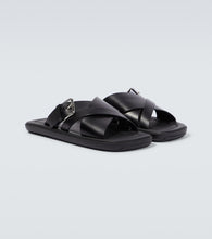 Prada Brushed leather sandals