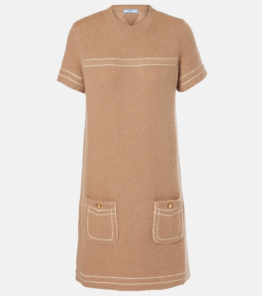 Prada Cashmere minidress. Prada羊绒迷你连衣裙