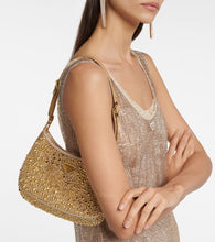 Prada Cleo embellished satin shoulder bag