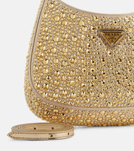 Prada Cleo embellished satin shoulder bag