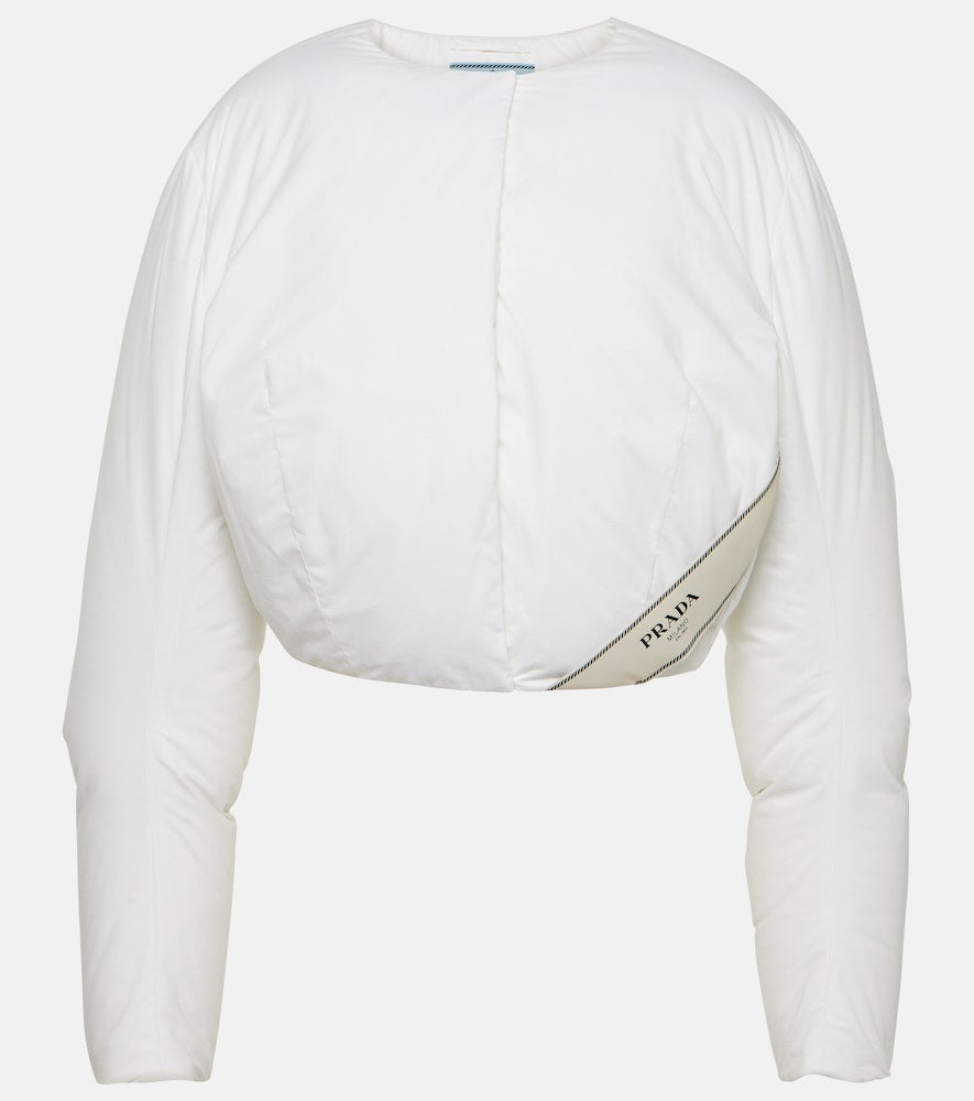 Prada Cropped cotton down jacket - Prada 短款棉质羽绒服