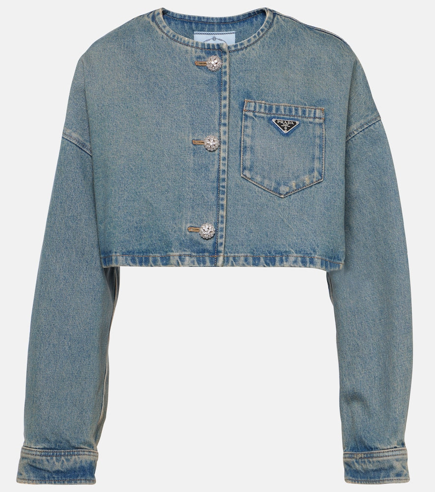 Prada Cropped denim jacket - Prada 短款牛仔外套