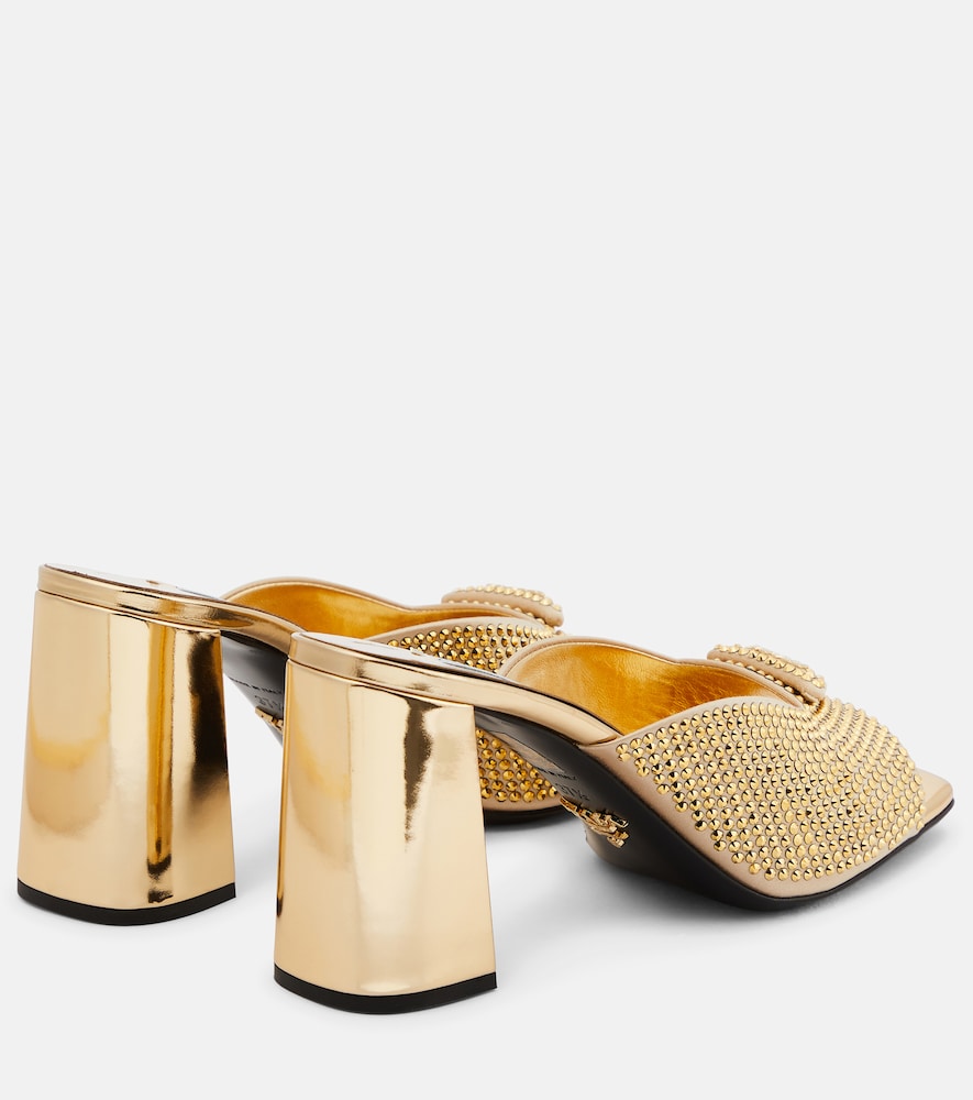 Prada Crystal-embellished mules