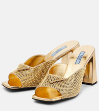 Prada Crystal-embellished mules