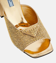 Prada Crystal-embellished mules