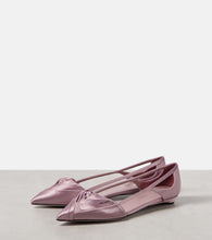 Prada Cutout satin ballet flats