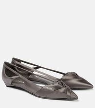 Prada Cutout satin ballet flats - Prada镂空缎面芭蕾平底鞋