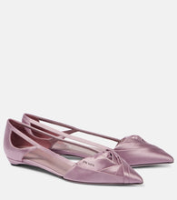 Prada Cutout satin ballet flats - Prada镂空缎面芭蕾平底鞋