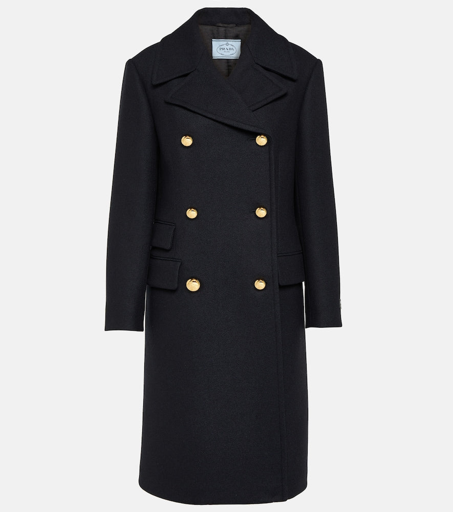 Prada Double-breasted wool coat - Prada 双排扣羊毛大衣