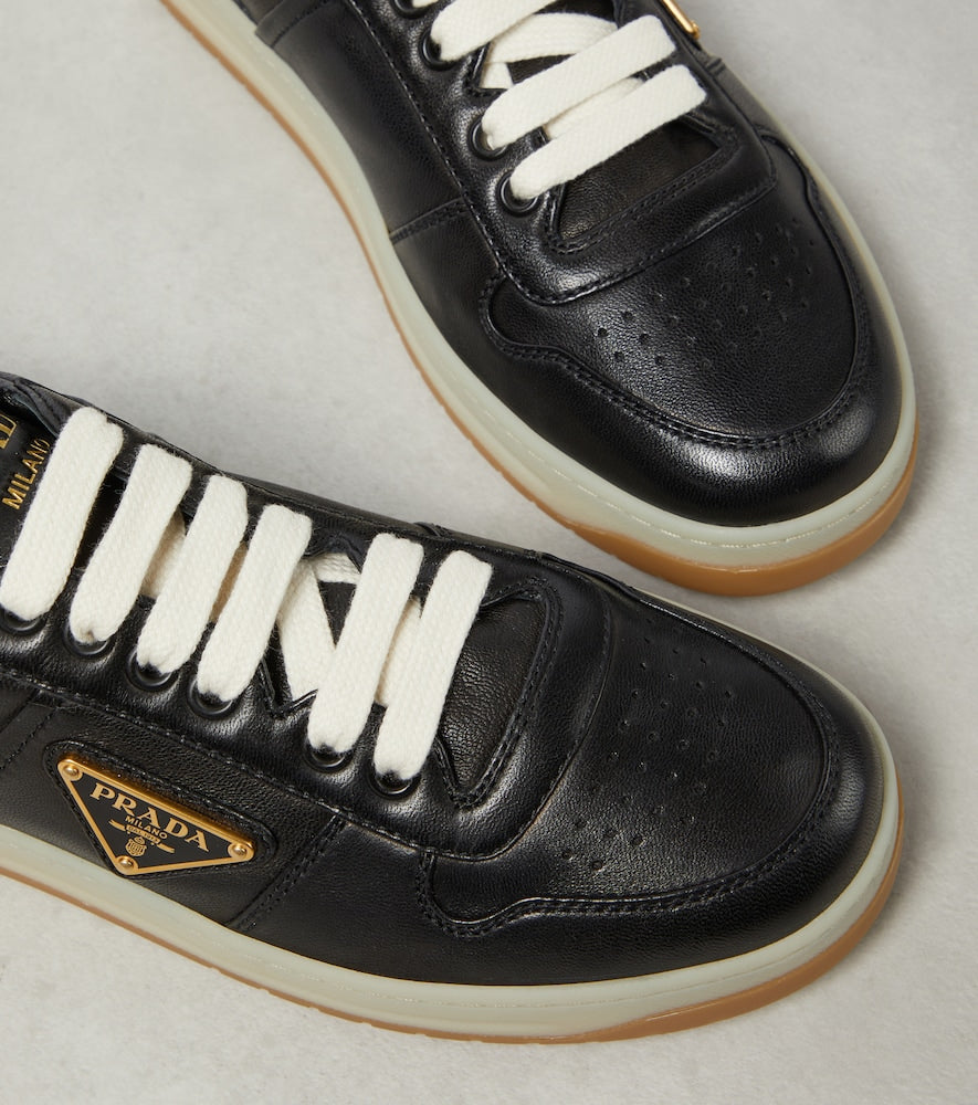 Prada Downtown leather low-top sneakers