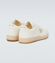 Prada Downtown logo leather sneakers