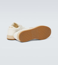 Prada Downtown logo leather sneakers