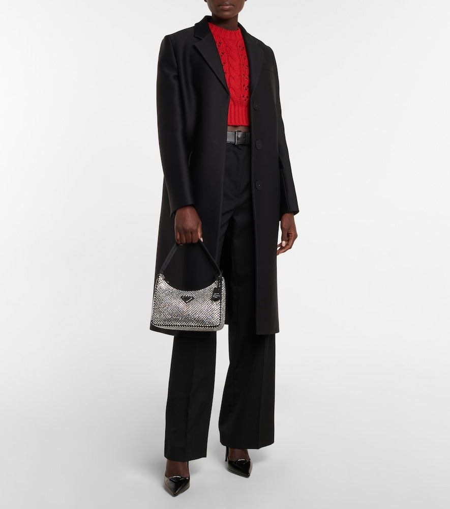 Prada Embellished satin bag