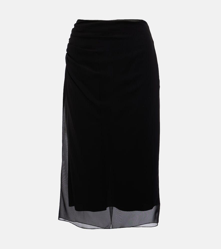 Prada Georgette midi skirt - Prada Georgette 中长裙
