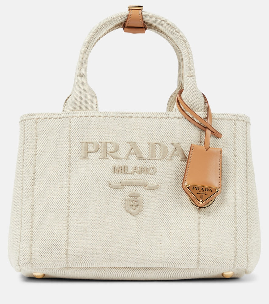 Prada Giardiniera Medium canvas tote bag - Prada Giardiniera 中号帆布托特包