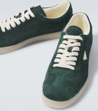 Prada Lane logo suede sneakers