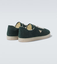 Prada Lane logo suede sneakers