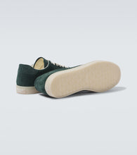 Prada Lane logo suede sneakers