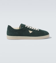 Prada Lane logo suede sneakers - Prada Lane 标志绒面革运动鞋