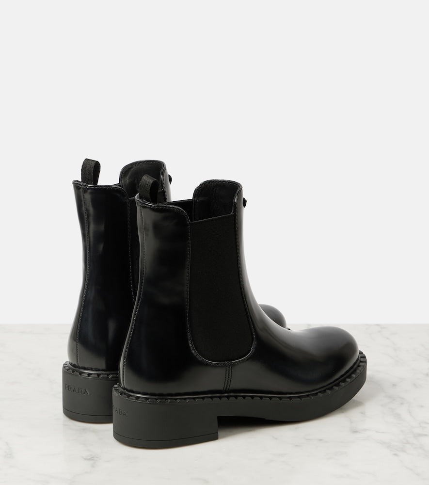 Prada Leather Chelsea boots