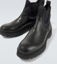 Prada Leather Chelsea boots