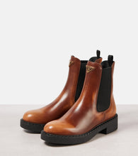 Prada Leather Chelsea boots