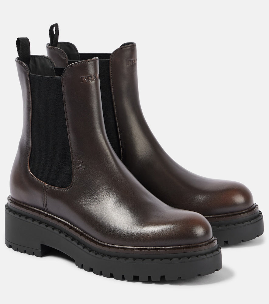 Prada Leather Chelsea boots - Prada 皮革切尔西靴