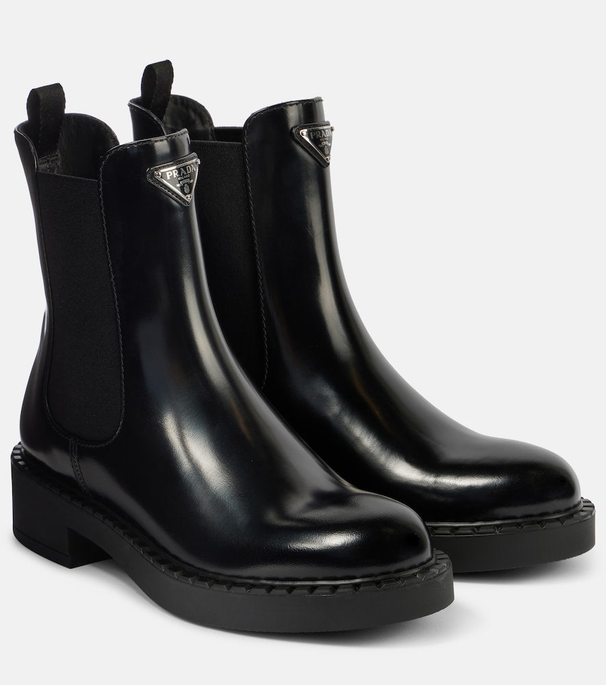 Prada Leather Chelsea boots - Prada 皮革切尔西靴