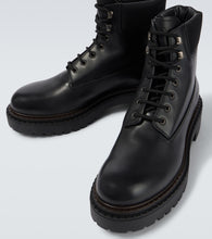 Prada Leather and Re-Nylon ankle boots