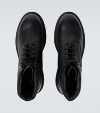 Prada Leather and Re-Nylon ankle boots