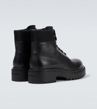 Prada Leather and Re-Nylon ankle boots