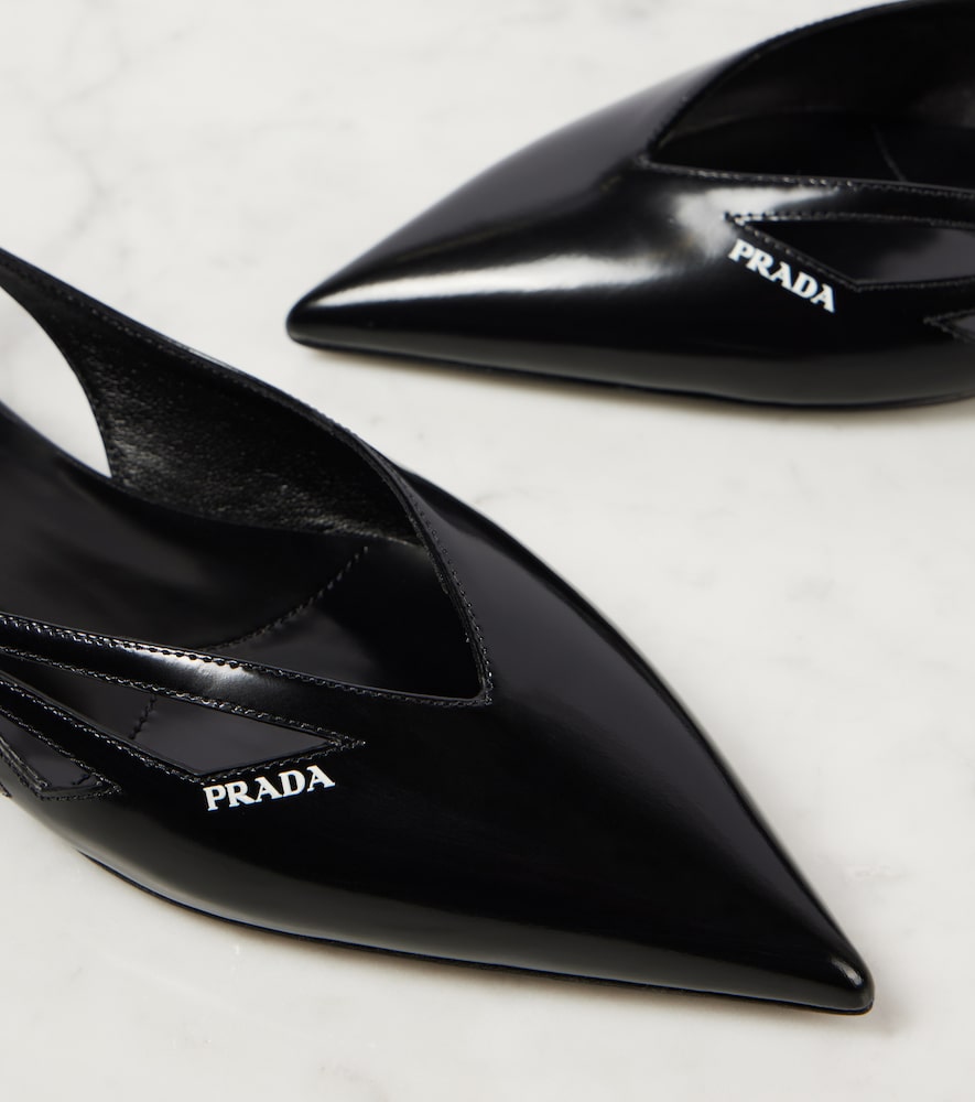 Prada Leather ballet flats