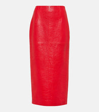 Prada Leather pencil skirt - Prada 皮革铅笔裙