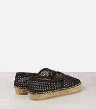 Prada Logo crochet espadrilles