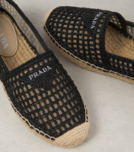 Prada Logo crochet espadrilles